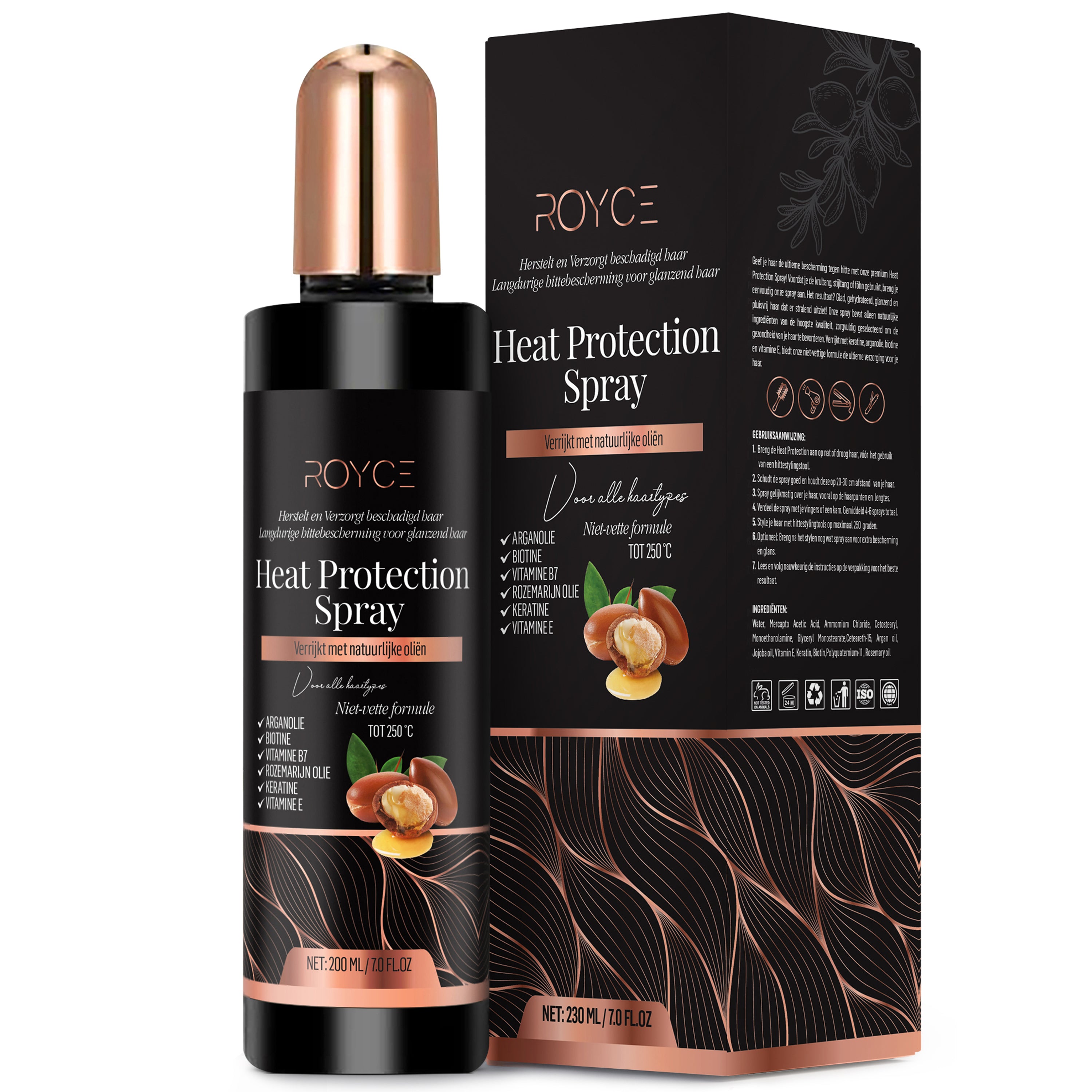 Royce Heat Protection Spray Full Vitamin & Arganoil