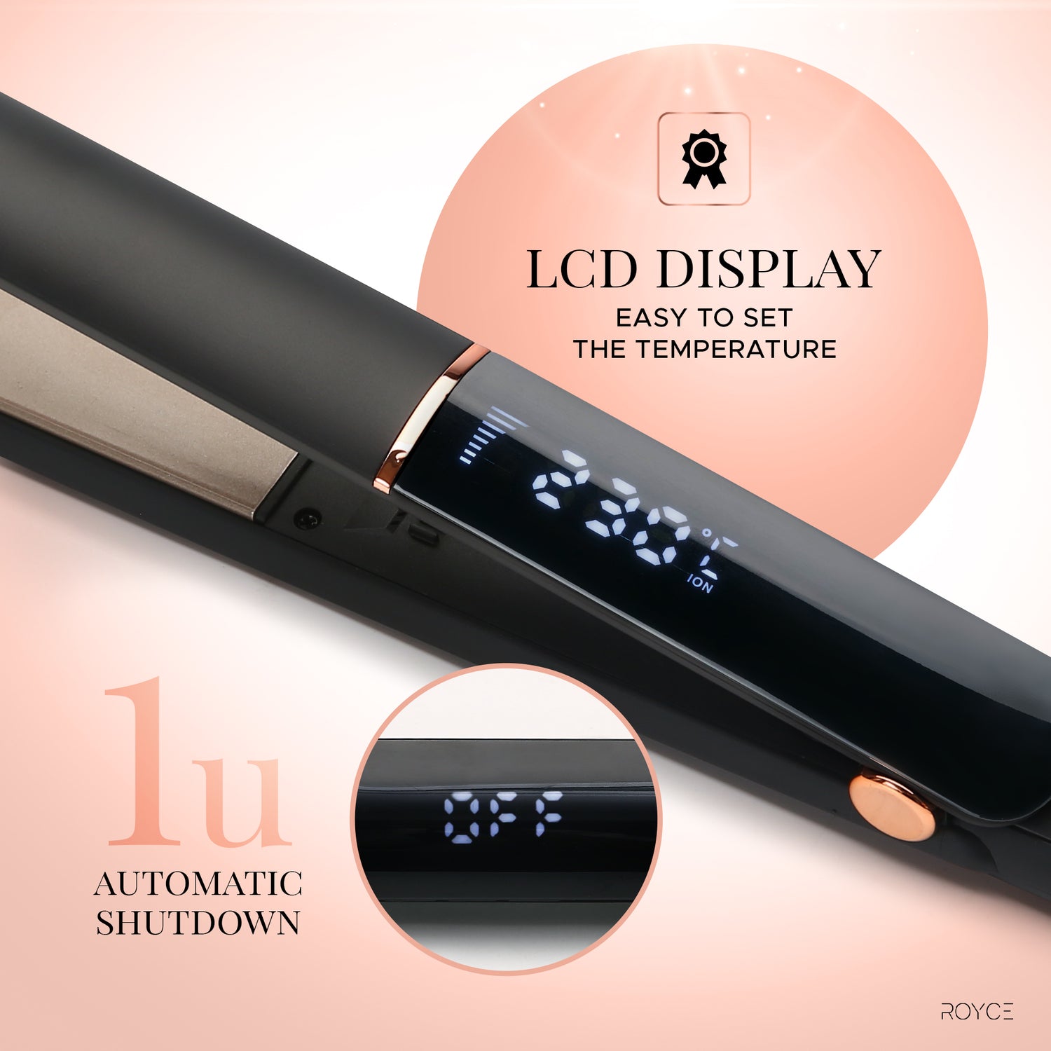 Royce 2 in 1 ProStyle Straightener