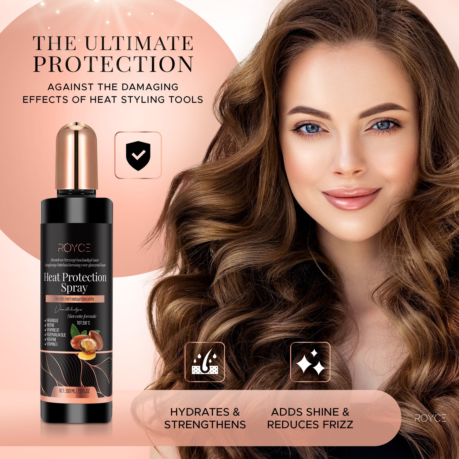 Royce Heat Protection Spray Full Vitamin & Arganoil