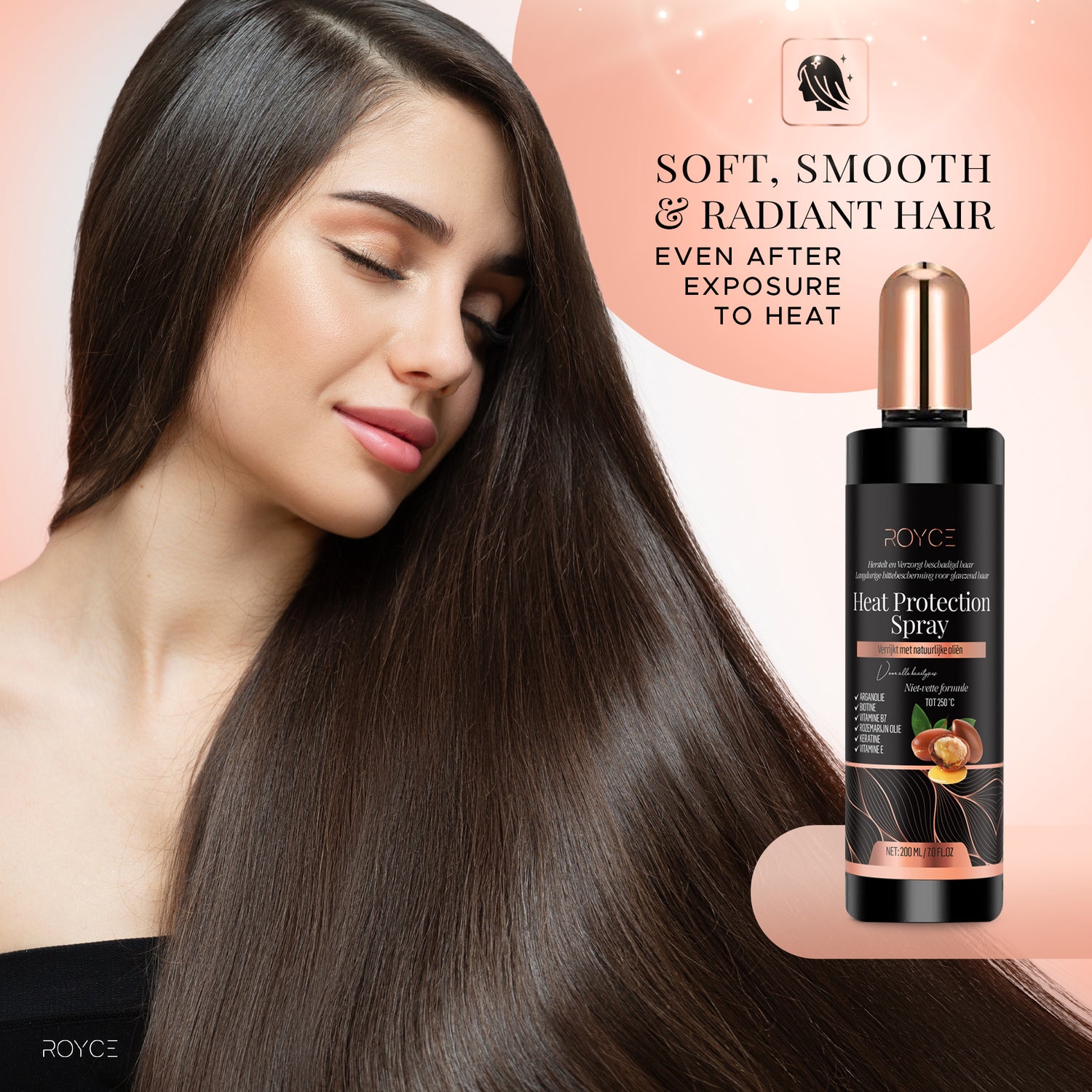 Royce Heat Protection Spray Full Vitamin & Arganoil